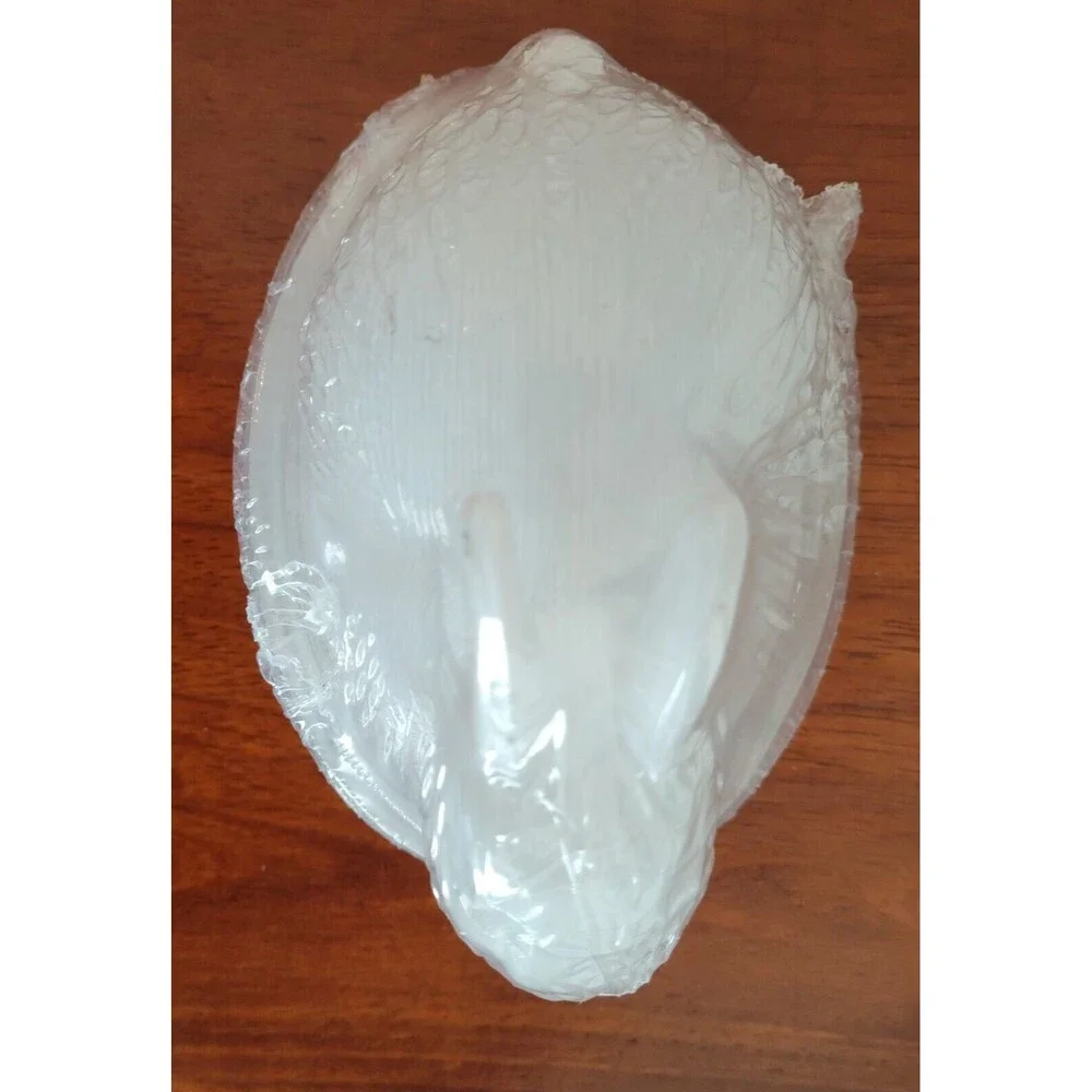 Easter Glass Bunny Container White Covered Candy Dish Target Bullseye Playground